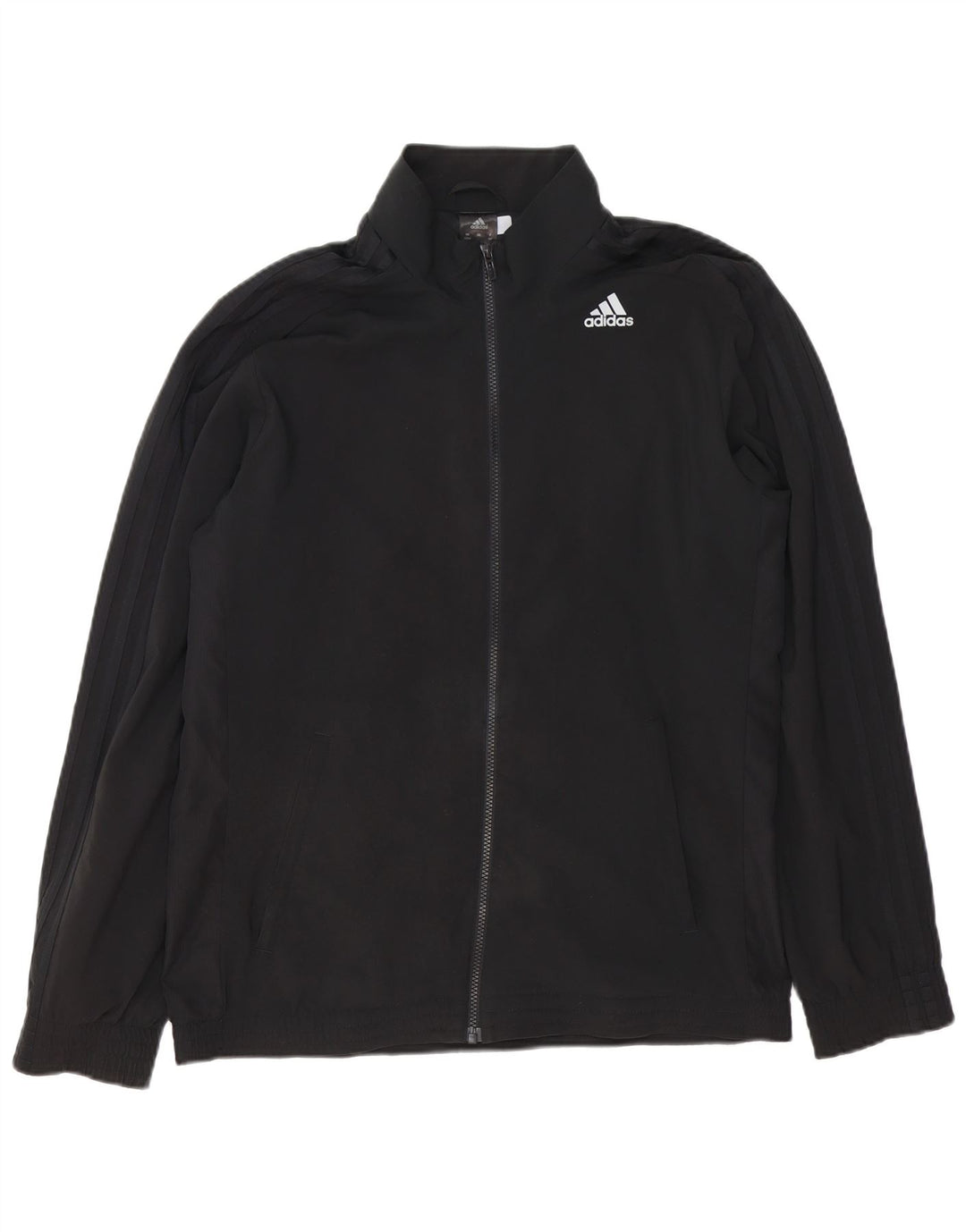 Adidas Mens Climalite Chándal Top Chaqueta Reino Unido 42/44 Grande Negro