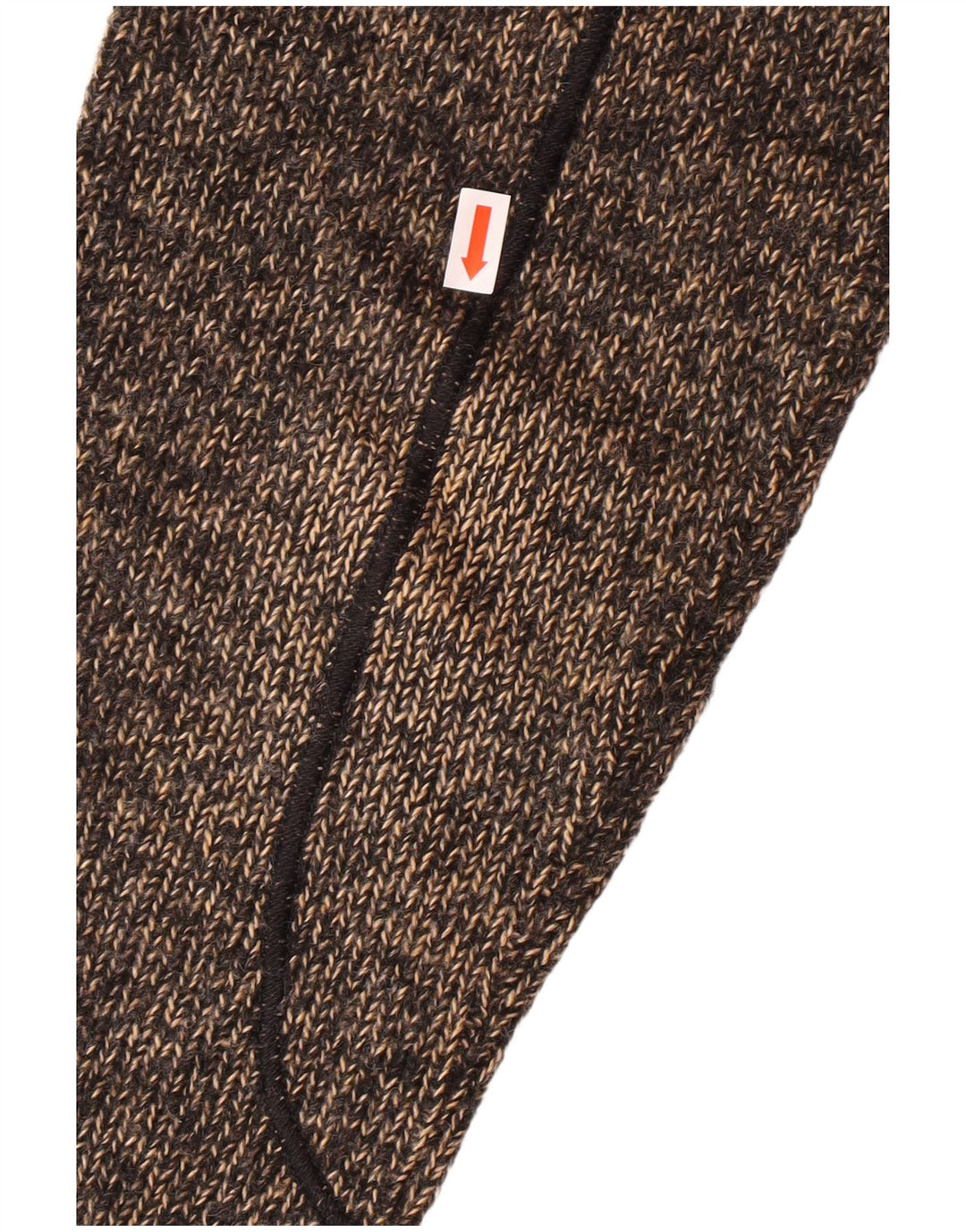 TRUSSARDI Jersey De Cuello Con Cremallera Para Hombre Acrílico Moteado Marrón Medio
