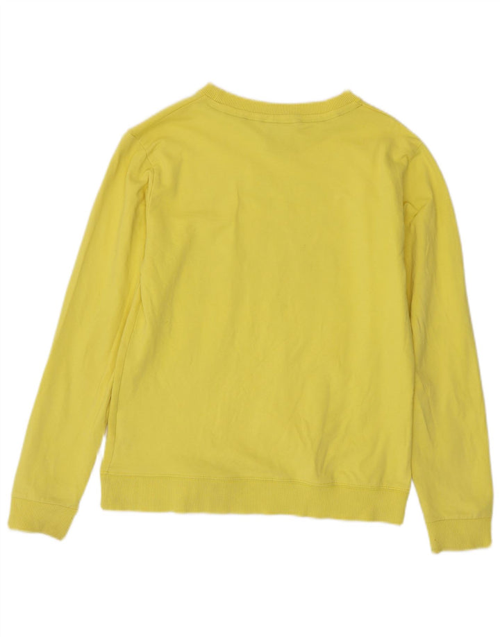 STARTER Sudadera gráfica para mujer, talla 8, talla pequeña, algodón amarillo