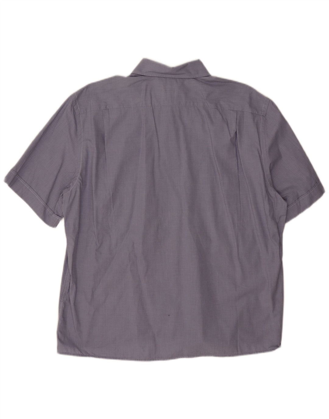 Camisa Lacoste Hombre Manga Corta Talla 42 Grande Algodón Azul