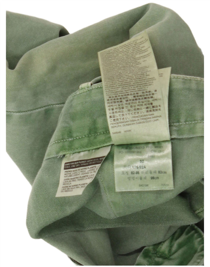 Pantalones cortos chinos Levi's para hombre W32 Algodón verde medio