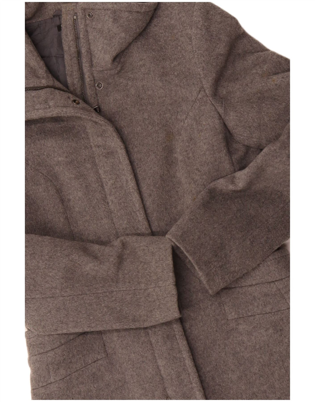 Abrigo de mujer SISLEY IT 38 XS Lana gris