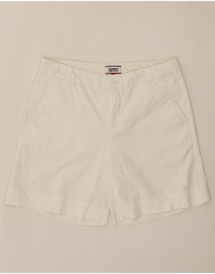 TOMMY HILFIGER Womens Chino Shorts W26 Small White Cotton Vintage Tommy Hilfiger and Second-Hand Tommy Hilfiger from Messina Hembry 