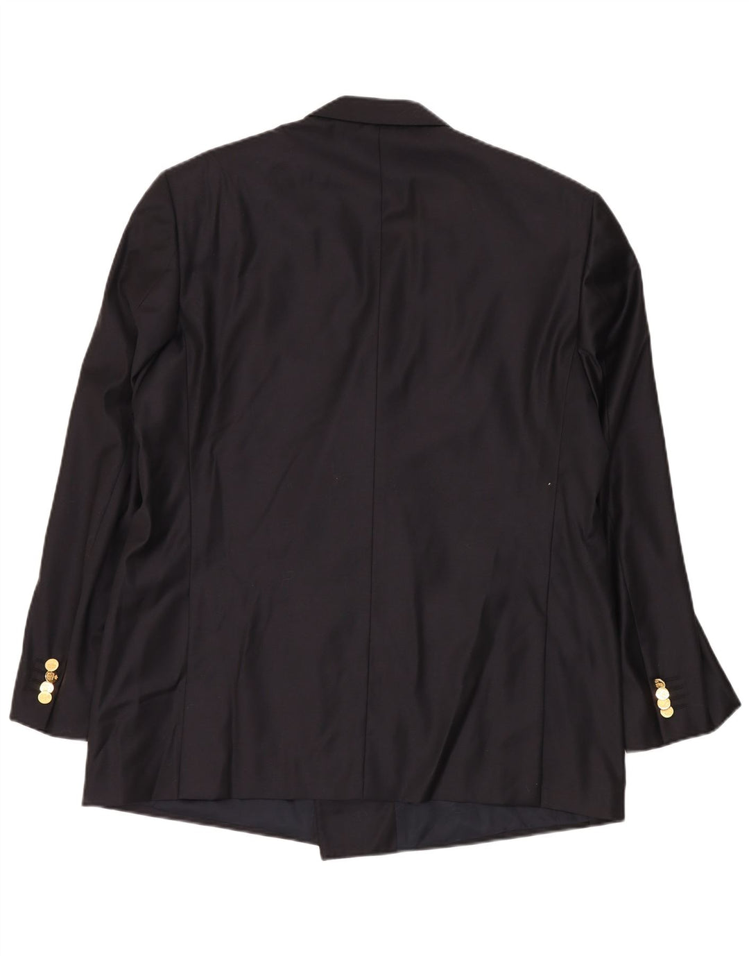 VINTAGE Chaqueta Blazer de doble pecho para hombre Reino Unido 40 Azul marino grande