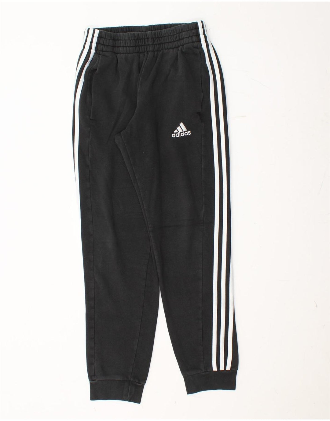 ADIDAS Hombre Chándal Pantalones Joggers Pequeño Algodón Negro