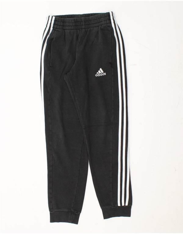 ADIDAS Hombre Chándal Pantalones Joggers Pequeño Algodón Negro