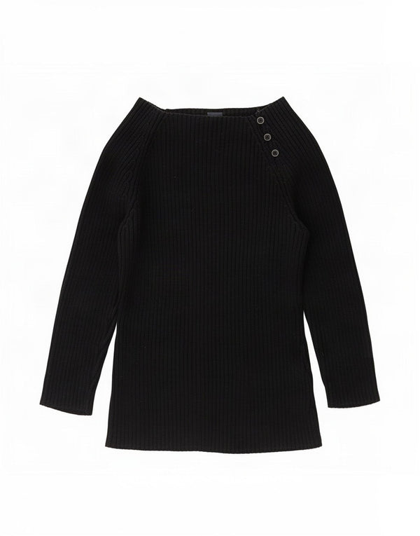 Gap Top para mujer manga 3/4 UK 42 Algodón negro mediano