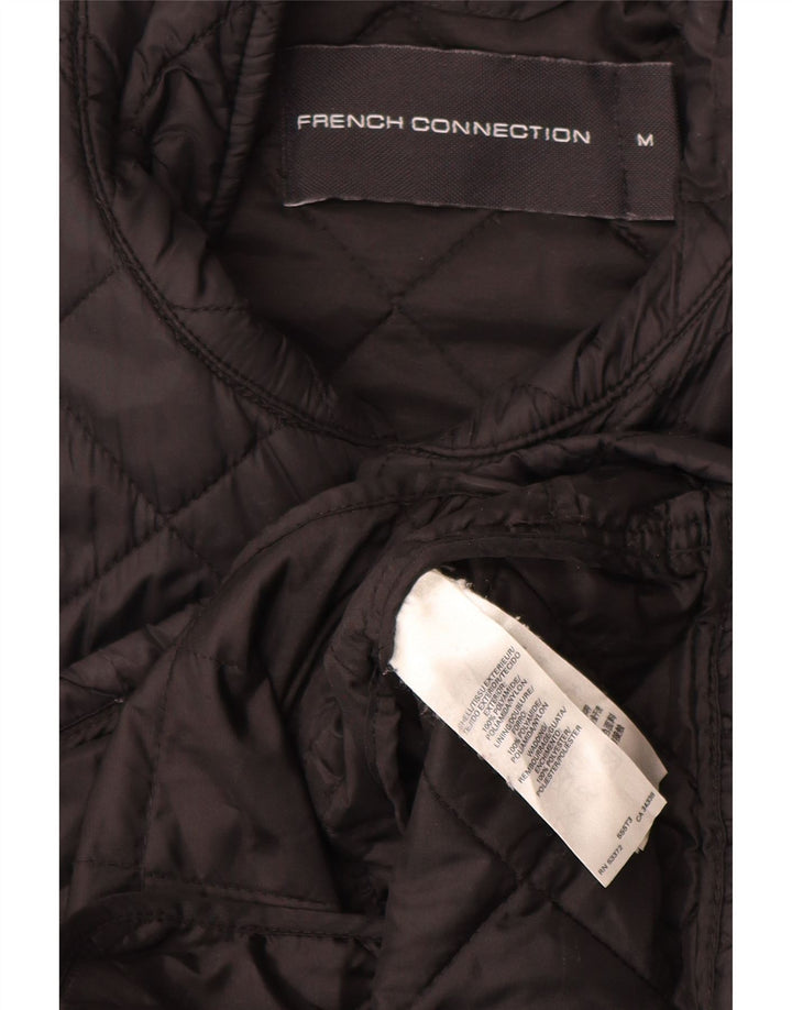 FRENCH CONNECTION Chaqueta acolchada para hombre UK 38 Mediana Poliamida negra