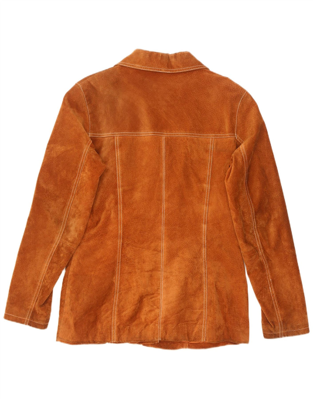 Gipsy Chaqueta de ante para mujer UK 44 Cuero marrón medio