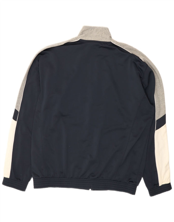 Champion Chaqueta de chándal para hombre XL Azul marino Colorblock Poliéster