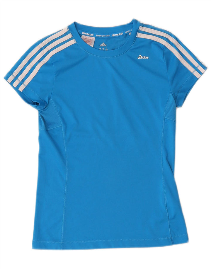 Adidas Chicos Climacool Camiseta Top 11-12 Años Azul Poliéster