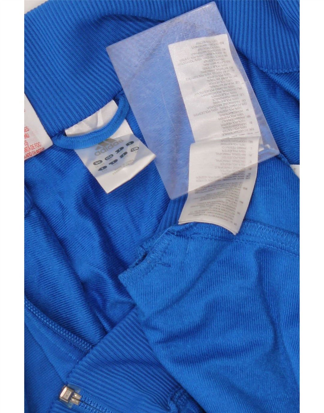 ADIDAS Chaqueta de chándal para niño 15-16 años Azul Poliéster color block