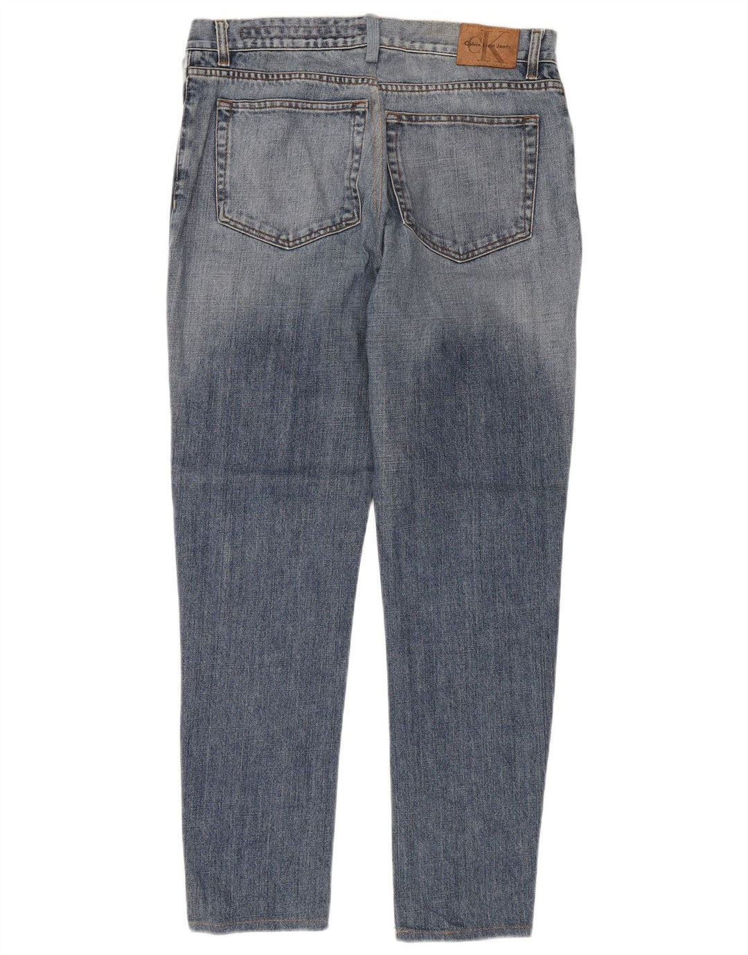 CALVIN KLEIN Vaqueros ajustados para hombre W36 L30 Algodón azul
