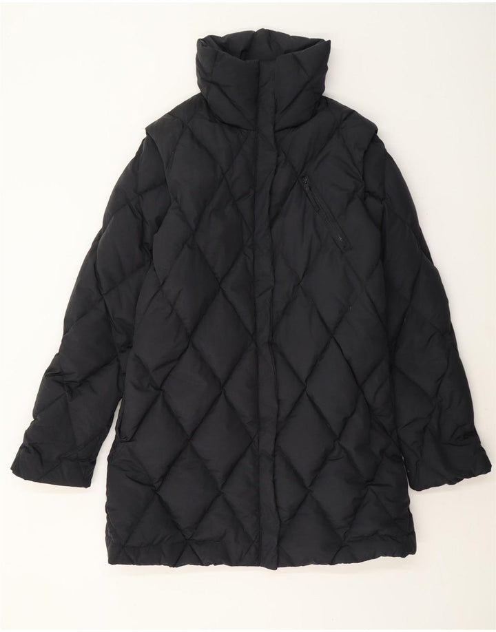 Armani Jeans Abrigo acolchado para mujer UK 44 Large Poliamida azul marino