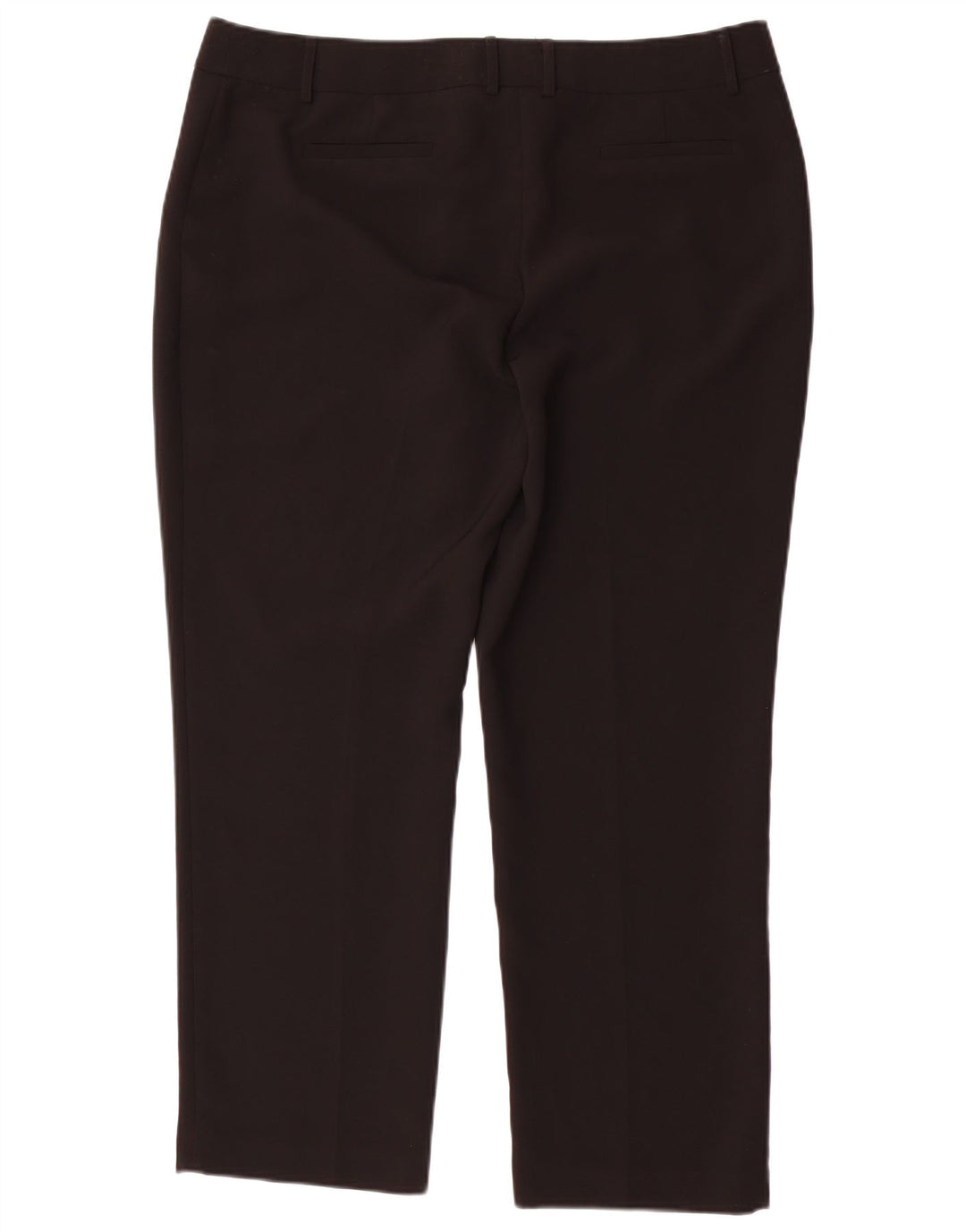 KARL LAGERFELD Pantalones Casuales Rectos Mujer W36 L28 Poliéster Negro