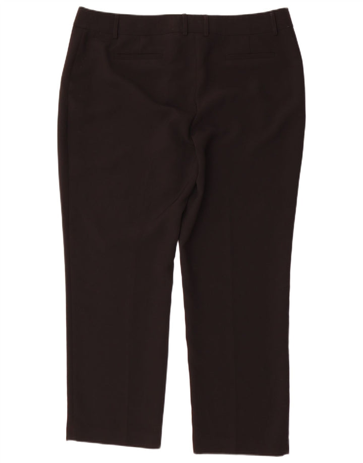 KARL LAGERFELD Pantalones Casuales Rectos Mujer W36 L28 Poliéster Negro