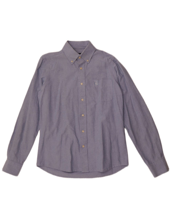 Marina Militare Camisa Hombre Small Azul Algodón