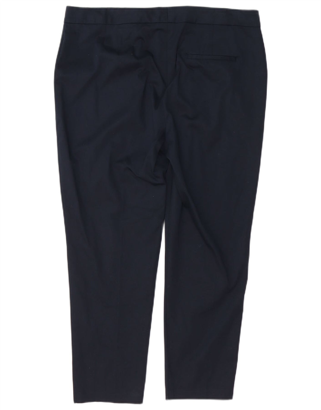 MARKS & SPENCER Pantalones informales ajustados para mujer UK 40 Large W36 L26 Azul marino