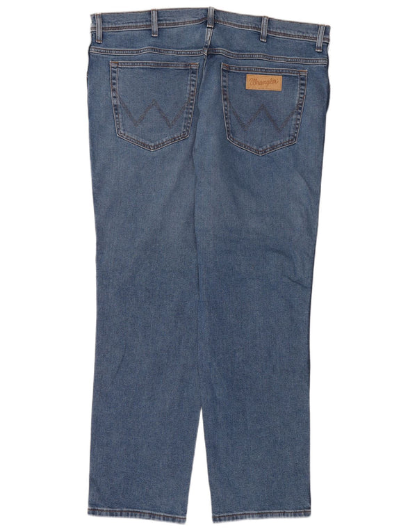 Vaqueros Wrangler Texas Slim para hombre W42 L30 Algodón azul