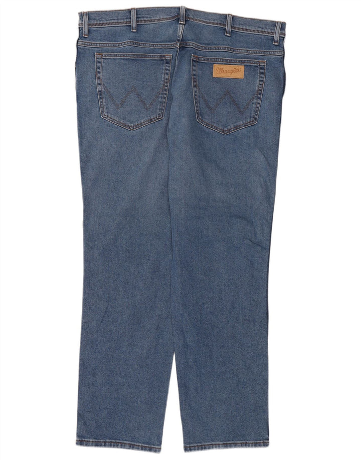 Vaqueros Wrangler Texas Slim para hombre W42 L30 Algodón azul