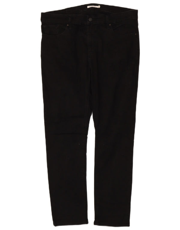Levi's 311 Shaping Skinny Jeans para Mujer US 16 2XL W36 L29 Algodón Negro