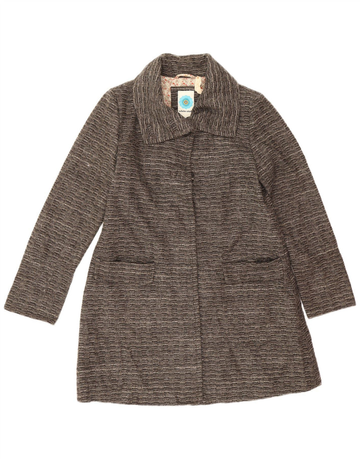 Abrigo para mujer White Stuff UK 44 Grande Poliéster a rayas grises