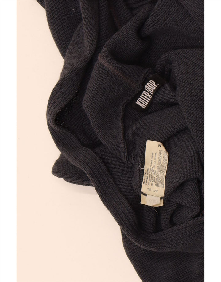 Killer Loop Suéter tipo cárdigan con capucha para mujer UK 40 Medium Azul marino