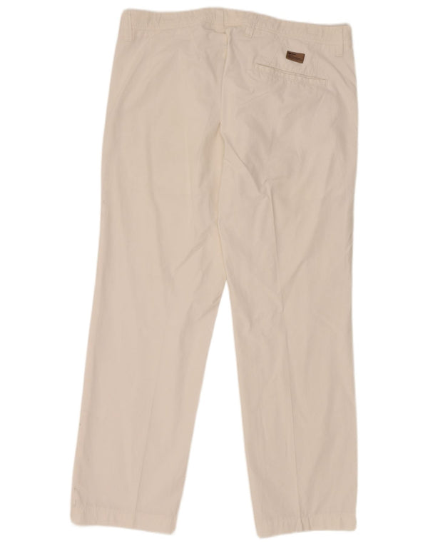 Pantalón chino recto Gas para hombre W36 L29 Algodón blanco