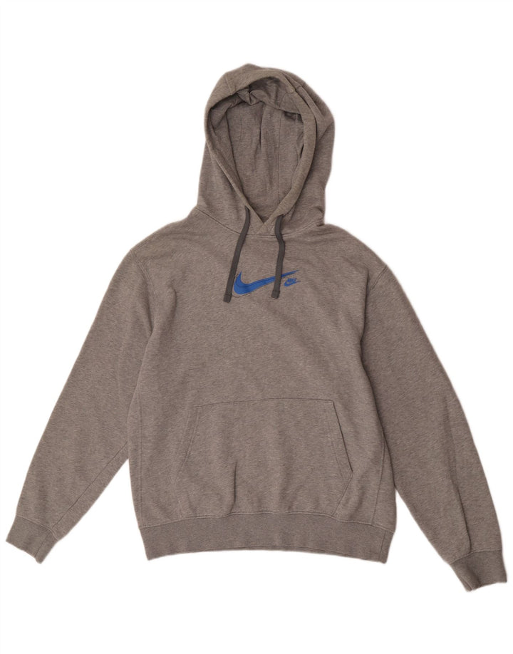 Sudadera Con Capucha Nike Hombre Gris Medio Algodón