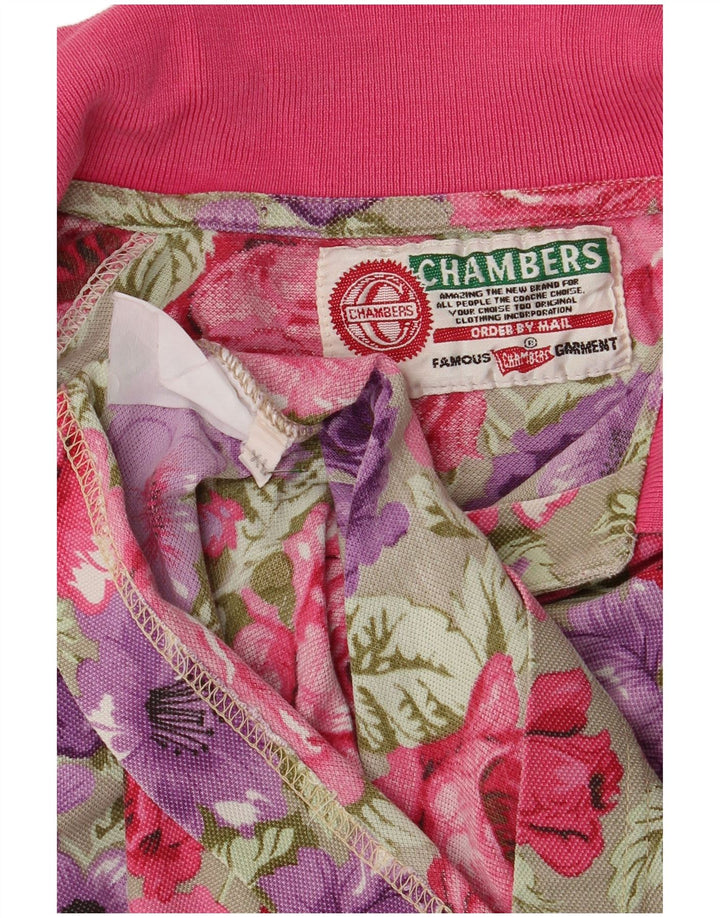 Chambers Polo para mujer UK 40 XL Multicolor Floral