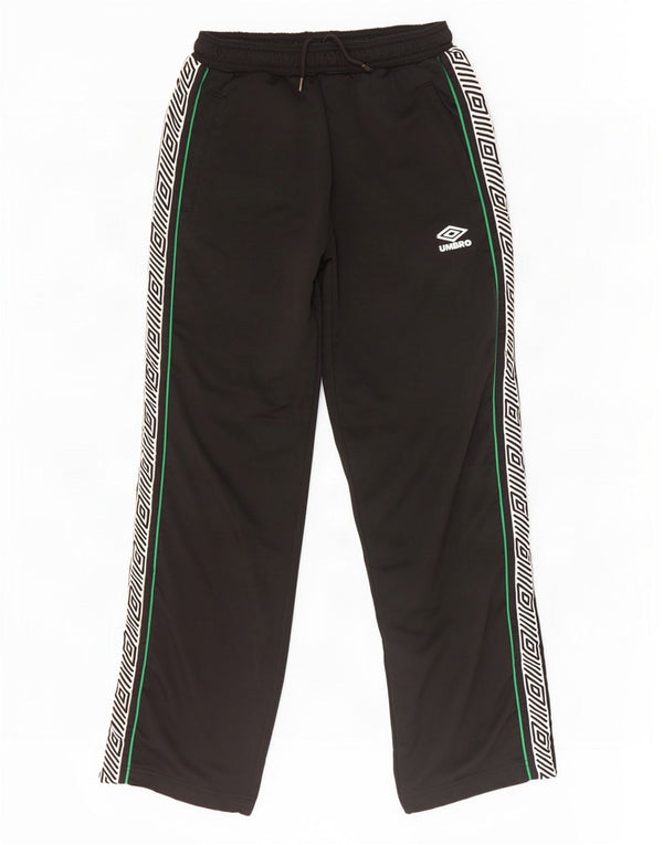 Umbro Hombre Pantalones De Chándal Con Gráfico Grande Negro Colorblock Poliéster