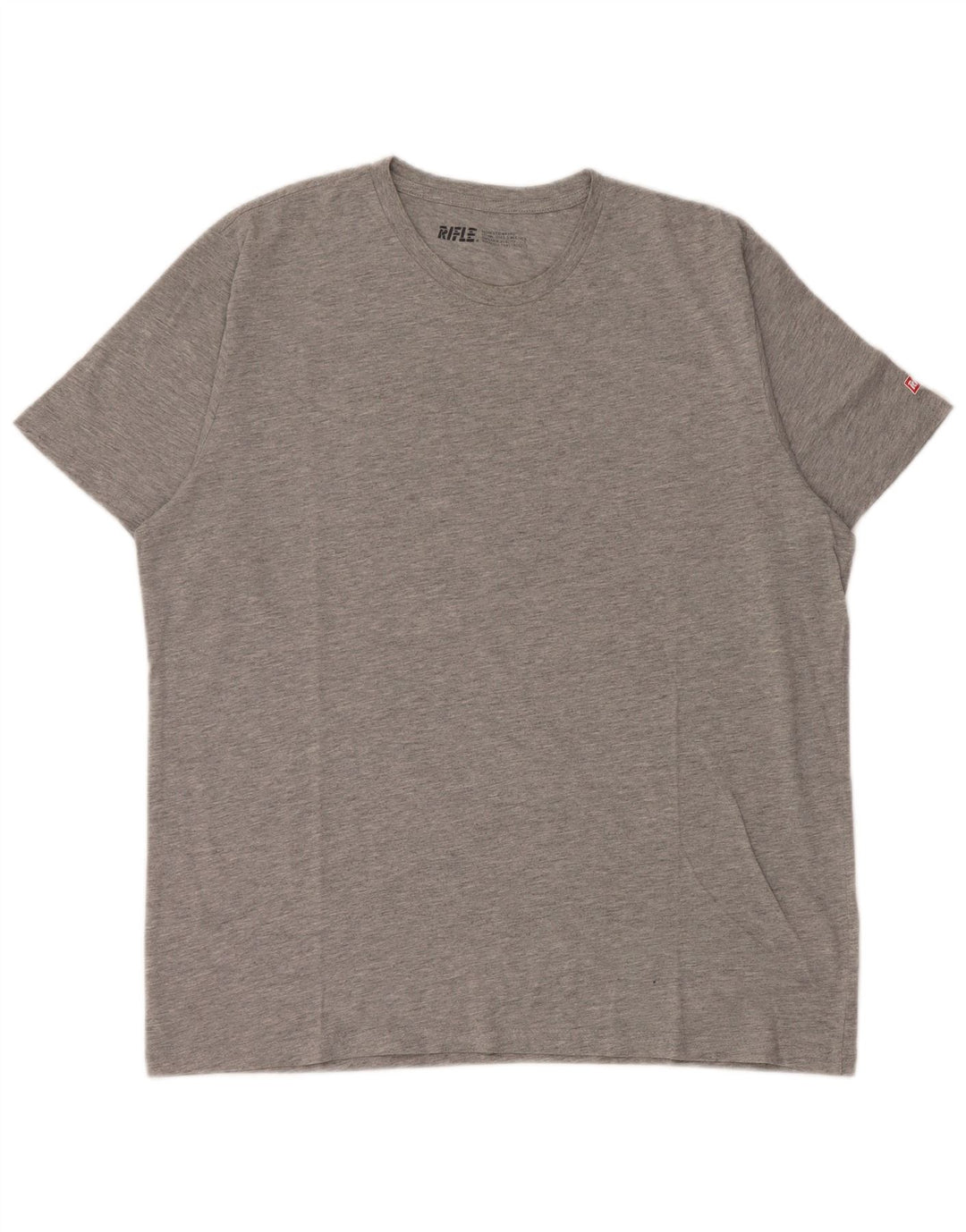 Rifle - Camiseta para hombre, talla grande, color gris