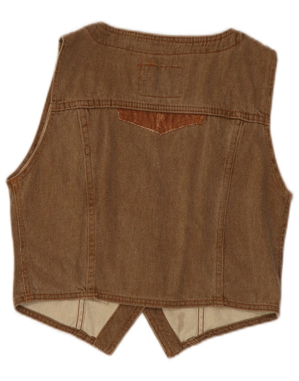 Fordocks Chaleco vaquero para mujer UK 10 Small Brown