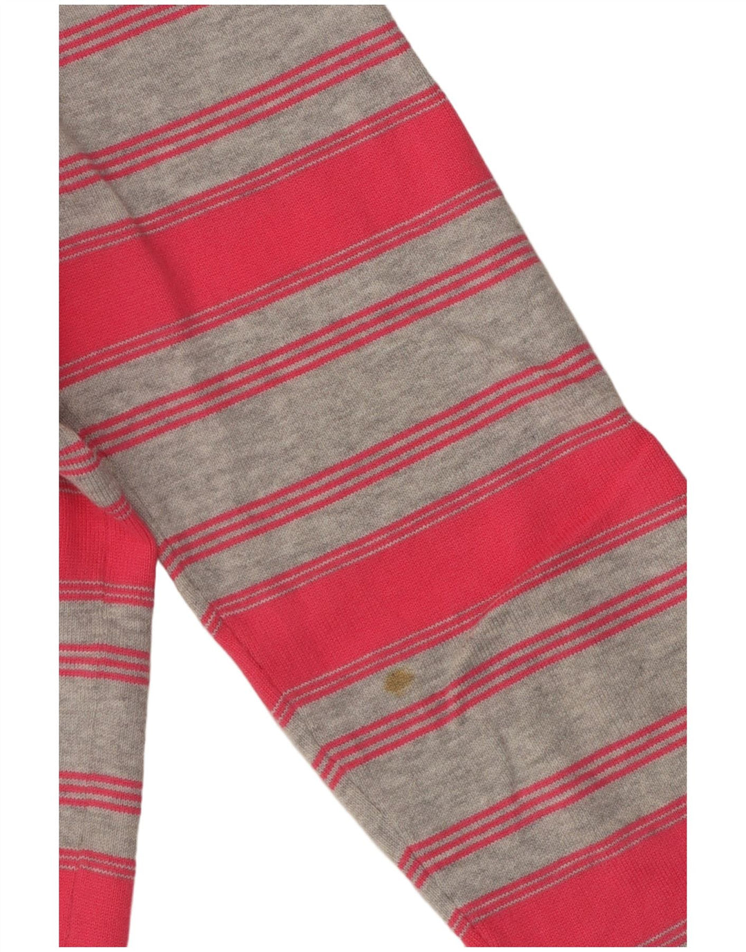 TOMMY HILFIGER Suéter tipo jersey con cuello en V para mujer Reino Unido 42 Rayas rosas medianas