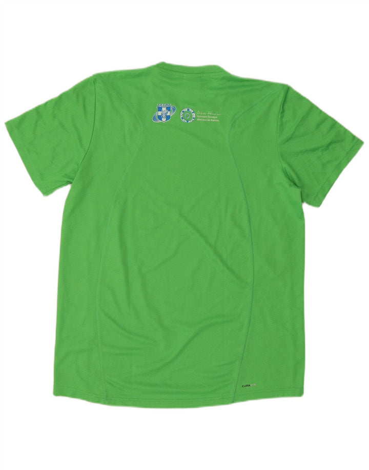 Adidas Hombre Aohna Graphic Camiseta Top Poliéster Verde Medio