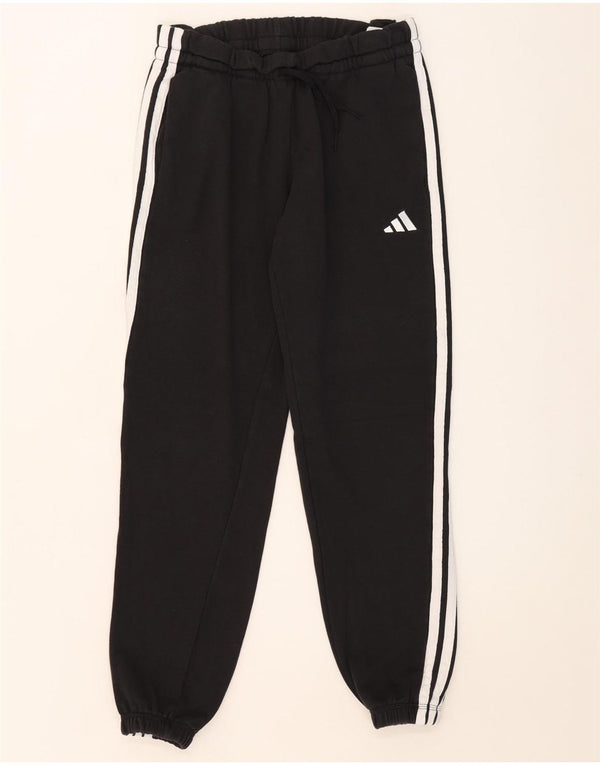 Adidas Mujer Chándal Pantalones Joggers UK 12/14 Mediano Negro Algodón