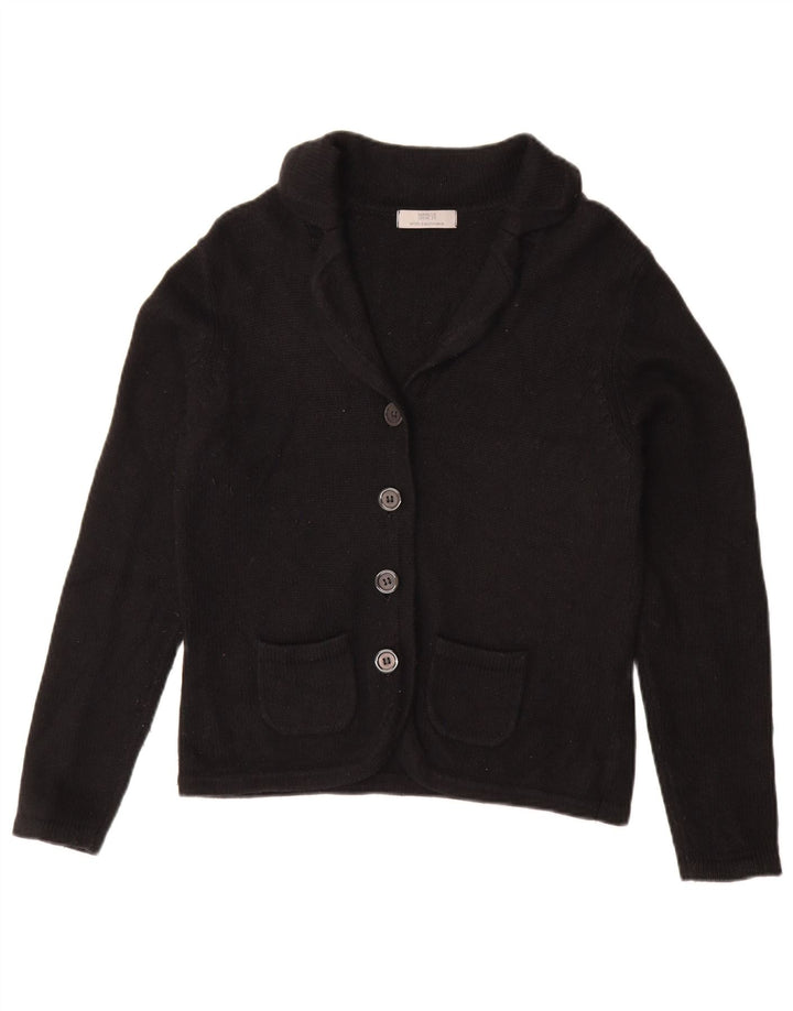 Marks & Spencer - Cárdigan para mujer, talla 40, talla mediana, algodón negro