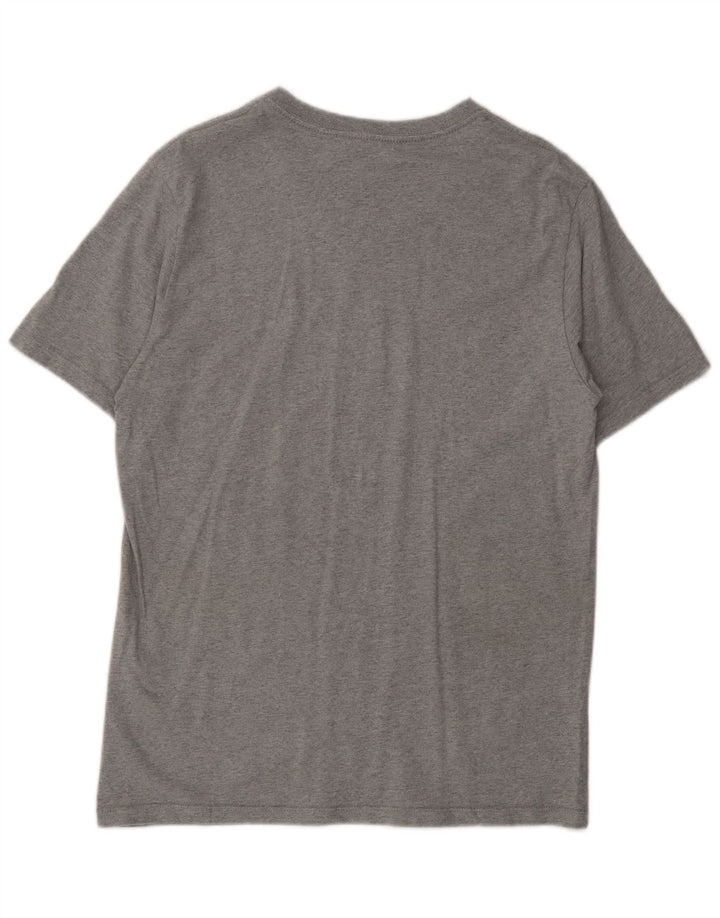 LEVI'S Camiseta estándar para hombre Top de algodón gris medio