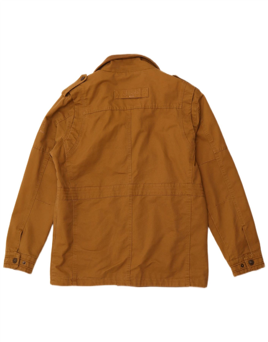 Jeep Rich Chaqueta militar para hombre UK 42 XL Marrón