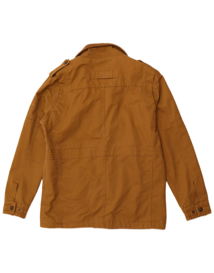 Jeep Rich Chaqueta militar para hombre UK 42 XL Marrón