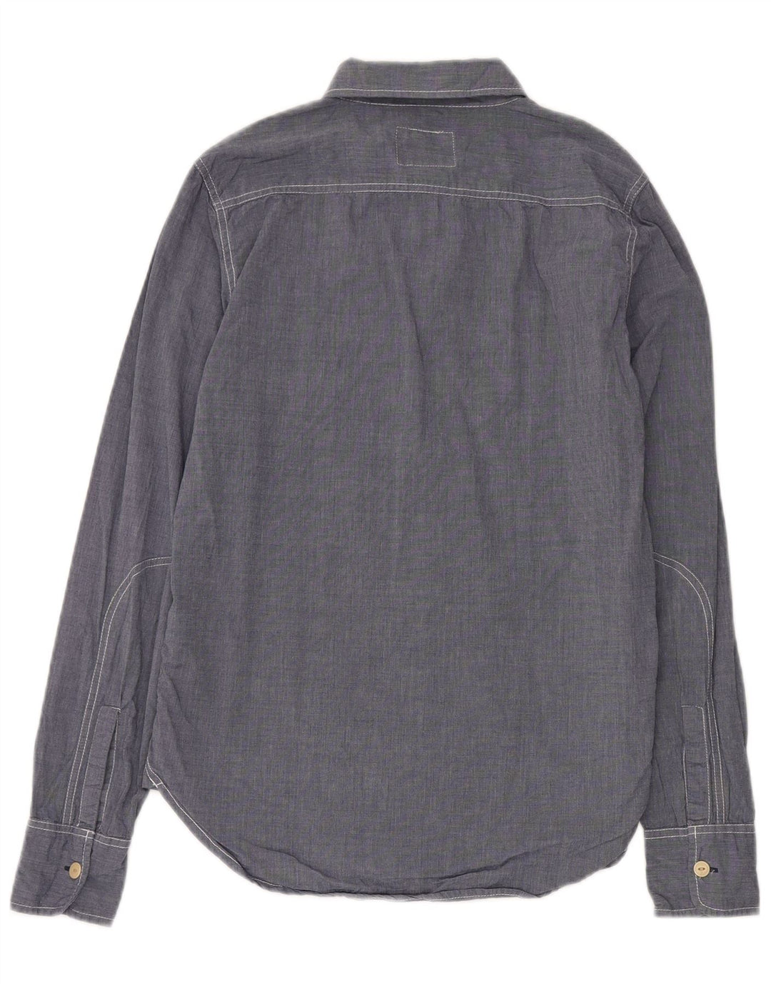 Camisa Superdry Hombre Algodón Azul Medio