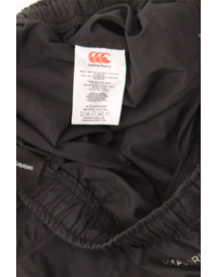 Canterbury Pantalones cortos deportivos para hombre pequeño poliéster negro