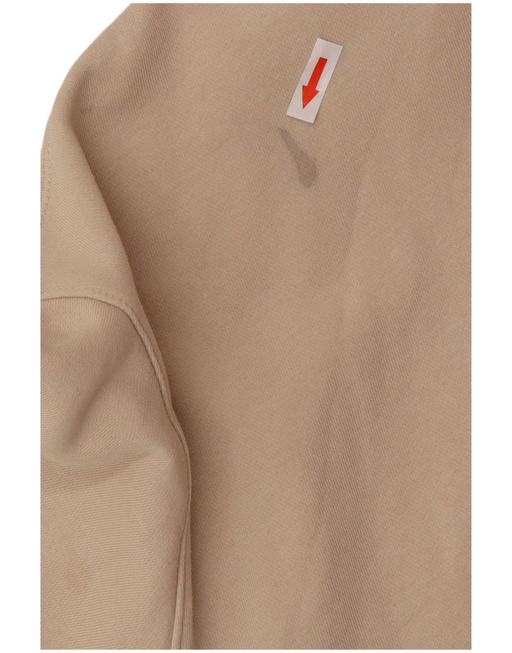Nike - Jersey con capucha extragrande para mujer, talla 40, algodón beige mediano
