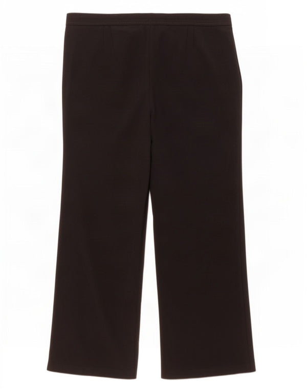 Marks & Spencer Pantalones casuales de pierna ancha para mujer UK 46 Large W34 L29 Negro