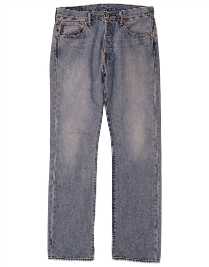 LEVI'S Jeans rectos 501 para hombre W30 L32 Algodón azul