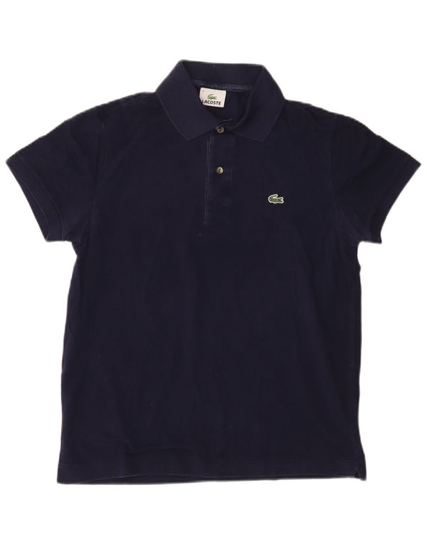 LACOSTE Polo para hombre talla 3 pequeño algodón azul marino