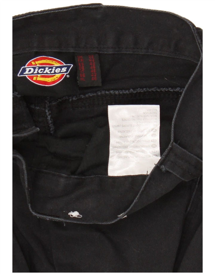 Dickies Pantalones cortos cargo para hombre W32 Algodón negro mediano