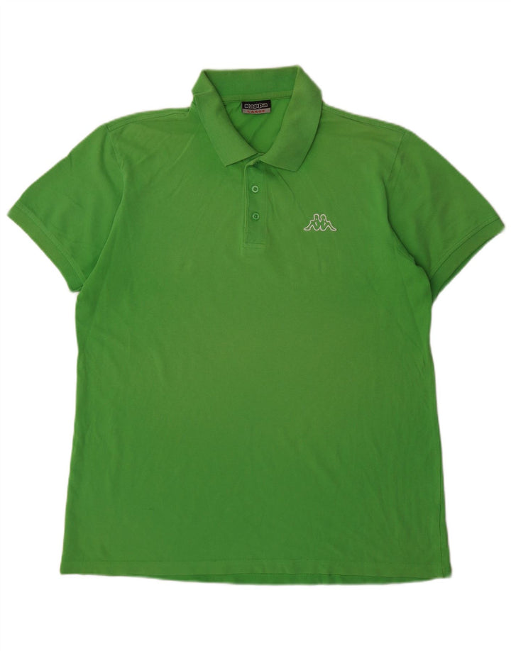 KAPPA Polo para hombre grande verde