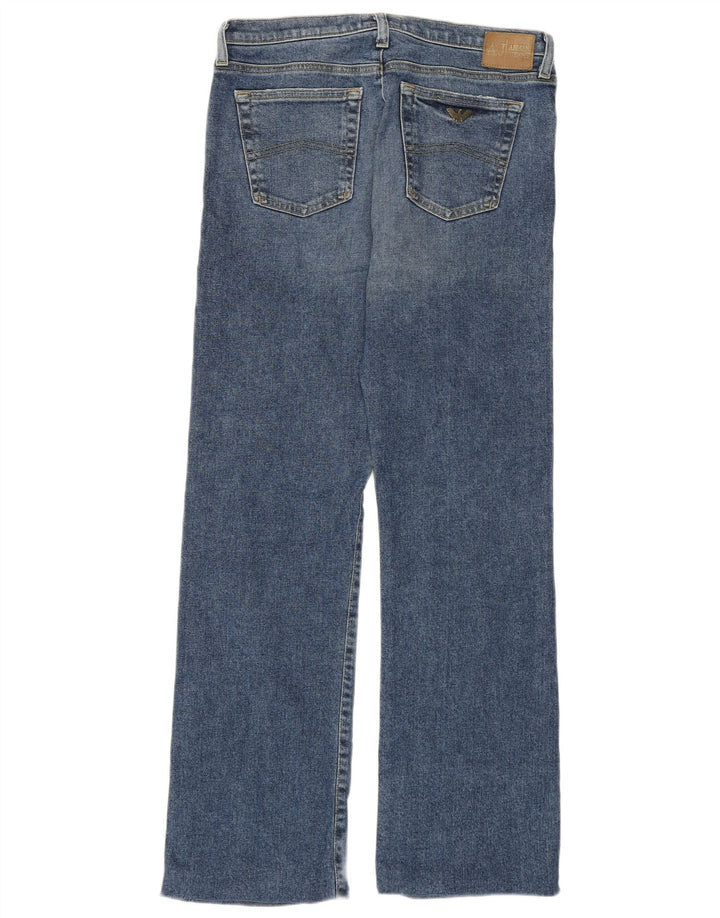 Armani Hombre Vaqueros Bootcut W30 L29 Algodón Azul
