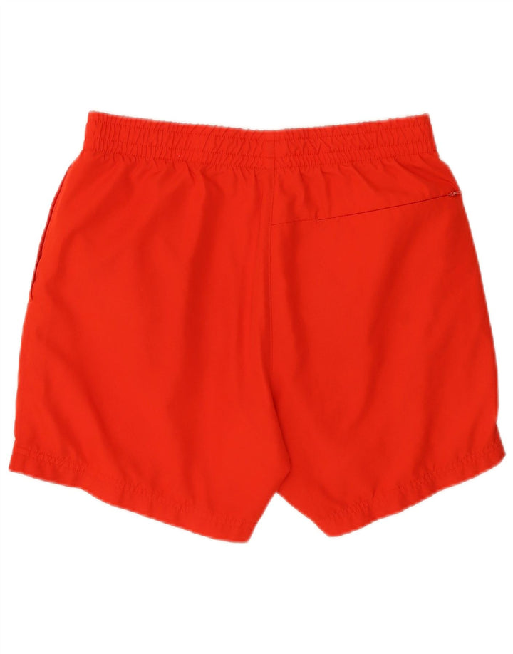NIKE Pantalones cortos deportivos con gráficos para hombre, poliéster rojo pequeño